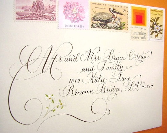 diy wedding idea: faux-fancy handwriting