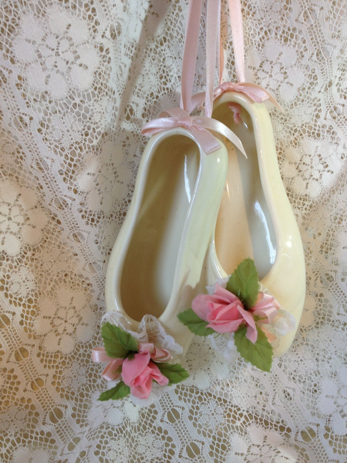 ballet shoes made of
