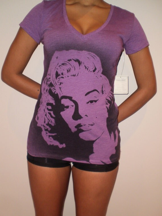 Marilyn Monroe Shirt Purple 2552