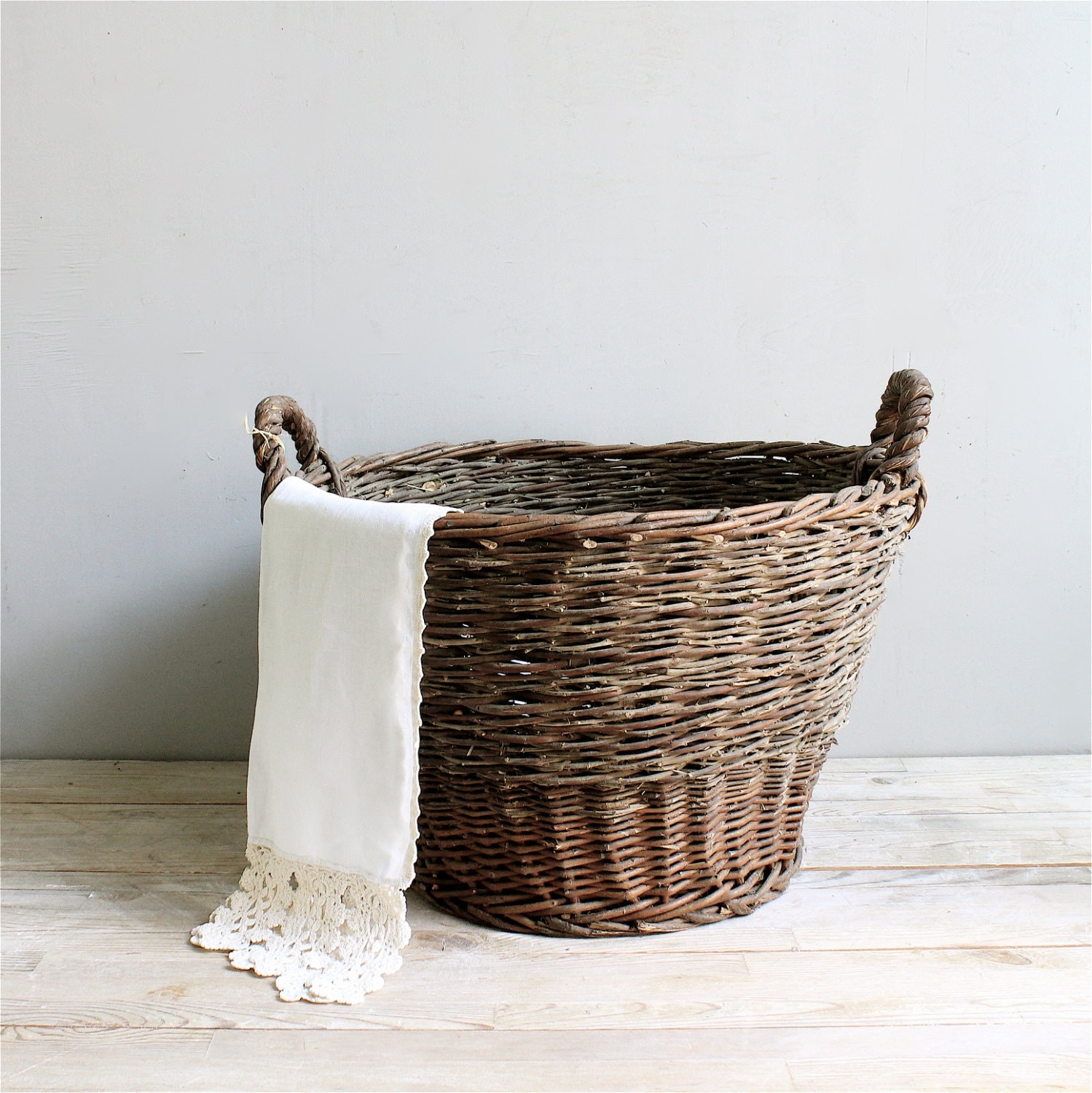 Antique Wicker Basket