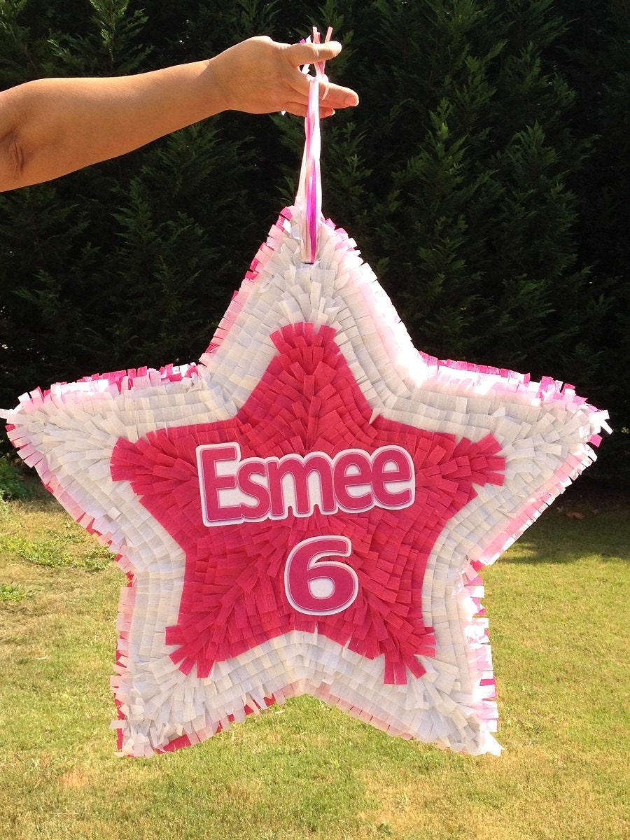 Star Pinata. Large Star Pinata. Customizable Star Pinata