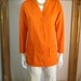 CLEARANCE - Vintage 1970's Orange Jacket - Size 8