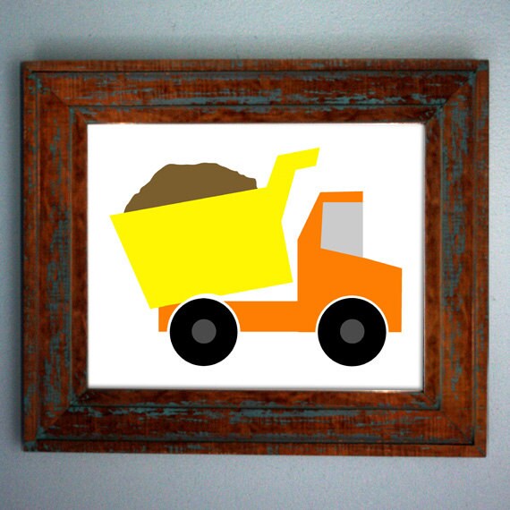 Dump Truck Applique Pattern Construction Applique Template