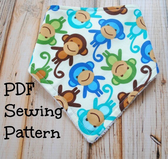 bandana bib tutorial for Tutorial Trendy   book E Drool PDF Bib Sewing PDF for bib Bandana Bib