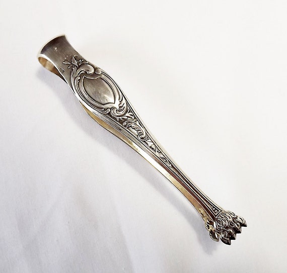 French antique lion paw sugar tongs or ice tongs by MaisonMaudie