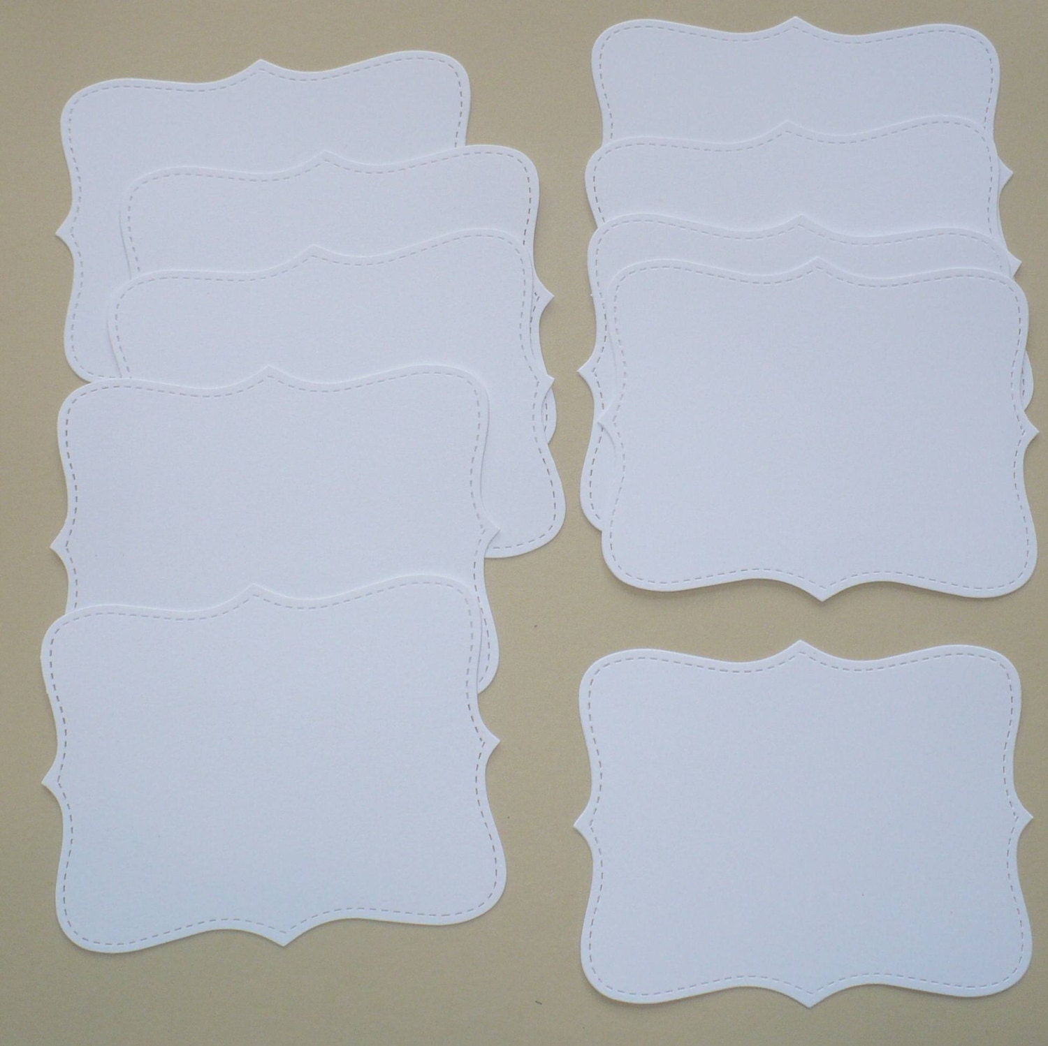 10 Cardstock Stampin Up Top Note White by sandylynnbscrapping