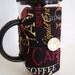 Java, Coffee 8 Cup Bodum French Press Cozy, Press Pot Sleeve, Coffee Pot Cozy, Hot Pot Cover