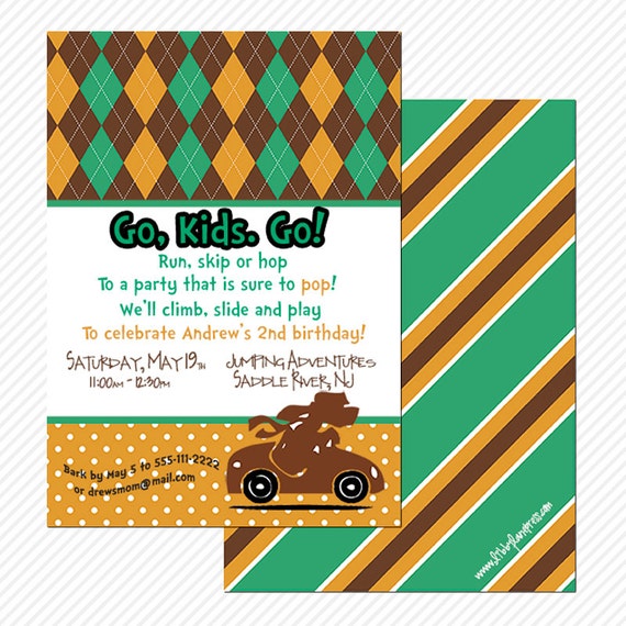 Go Dog Go Birthday Invitations 10