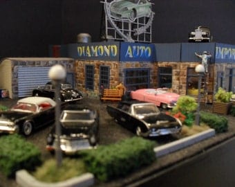 Ho scale ford dealership #4