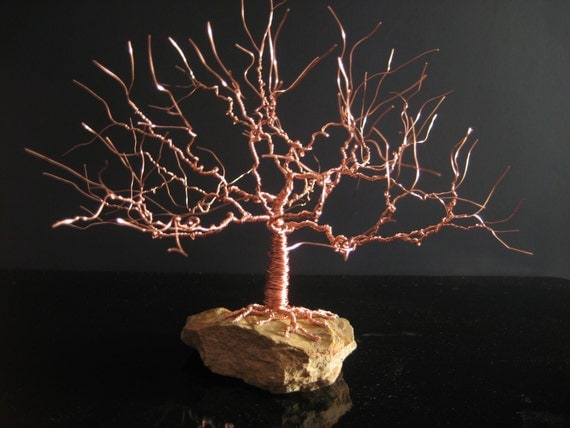 Wire Tree Of Life Sculpture Hand Sculpted