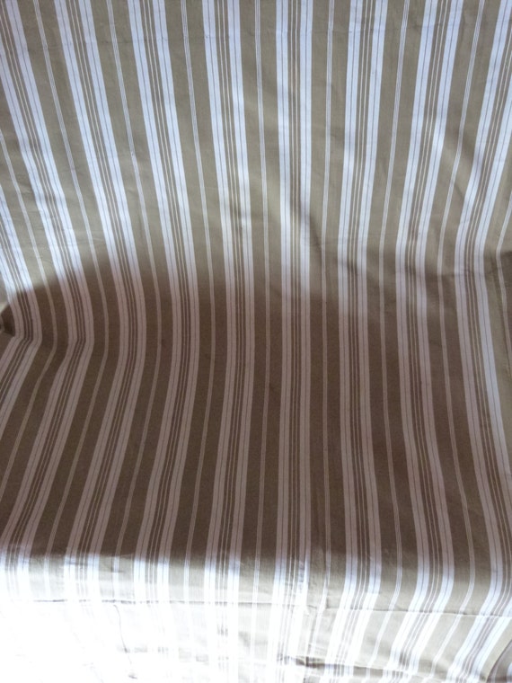Vintage linen mattress ticking French ticking stripe fabric