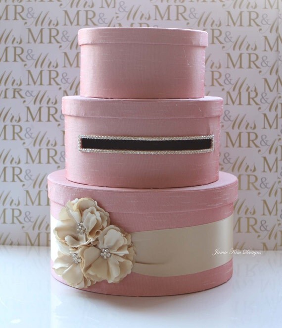 Wedding Card Box Money Holder with the by jamiekimdesigns on Etsy