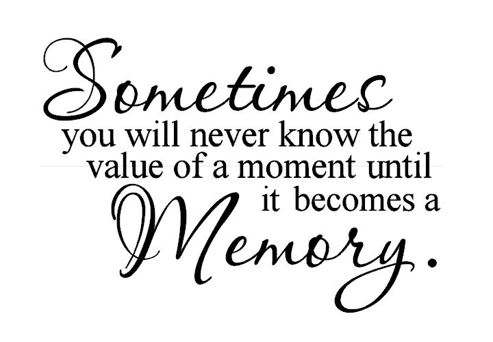 Sometimes you will never know the value. Vinyl Wall Art