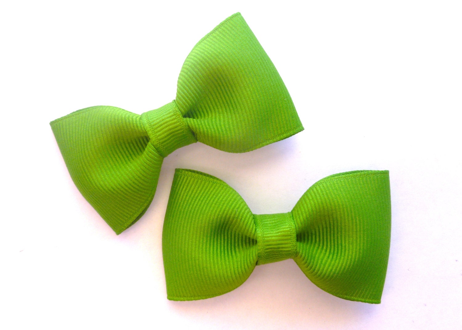 apple green bow tie hair bowsinfant toddler big girl hair