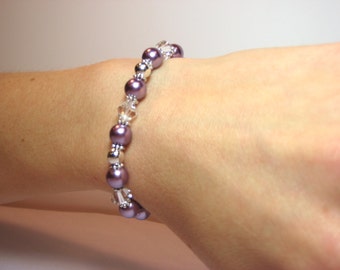 Lilac - Interchangeable Beaded Watch Band