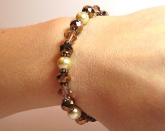 Warm Cookie - COPPER Interchangeable Beaded Watch Band