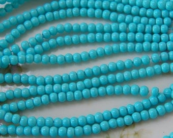4mm Robin Egg Blue Glass Pearl Beads, 100 PC (INDOCO8)