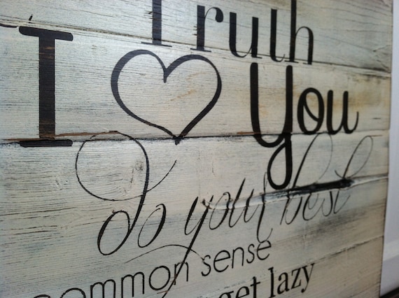 Love like Crazy song lyrics painted on barn wood. Anniversary