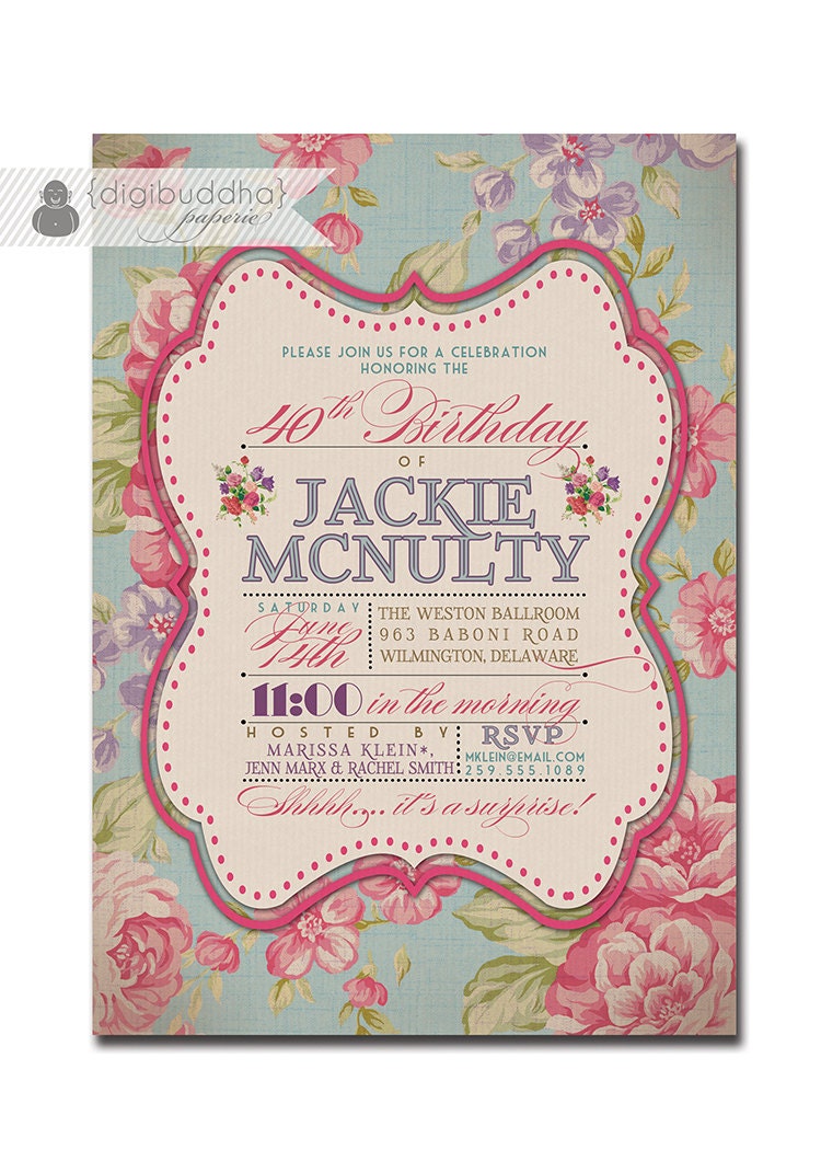 Vintage 30Th Birthday Invitations 10