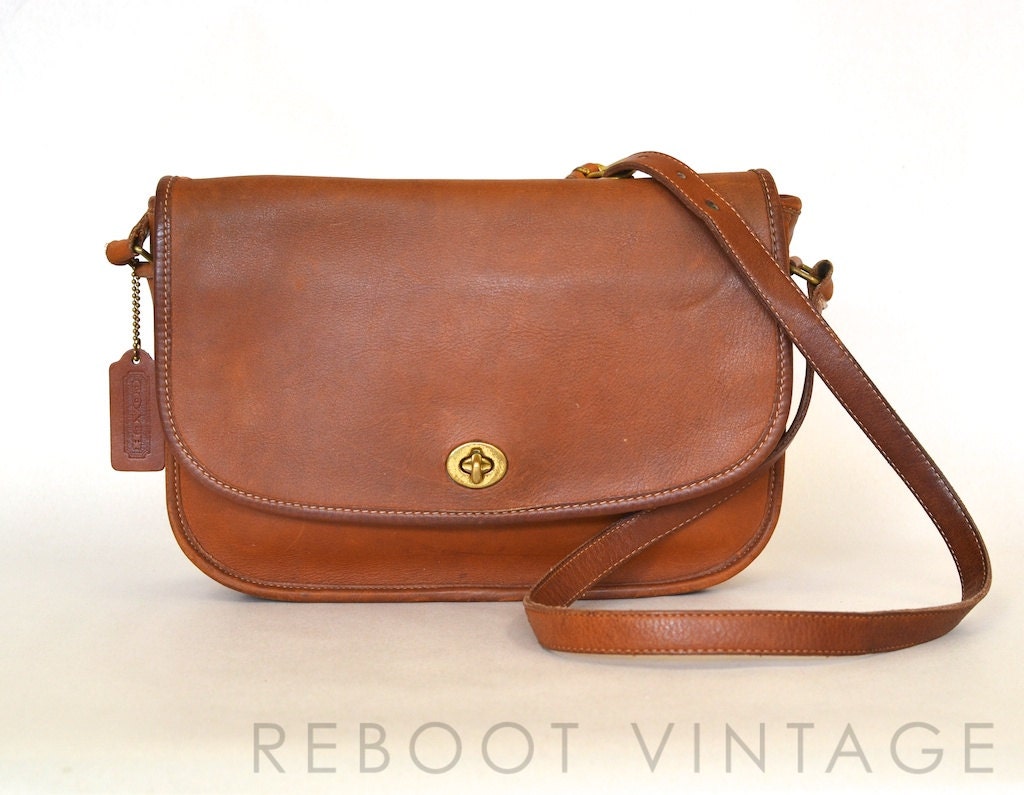 Vintage COACH City Bag in British Tan 9790 by RebootVintage