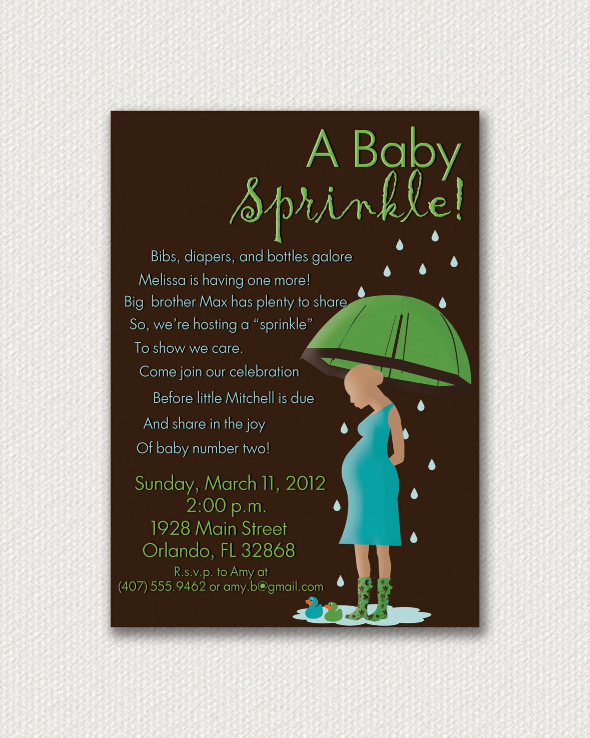 Sprinkle Invitation Wording 8