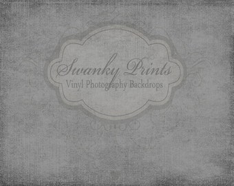 9ft x 7ft Gray Texture / Vinyl Photography Backdrop Floordrop Newborn photos