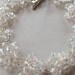 Rainbow Crystal Wedding Bracelet, AB Crystal, Bouquet Style, Sterling Silver Wire, Retro, Boho