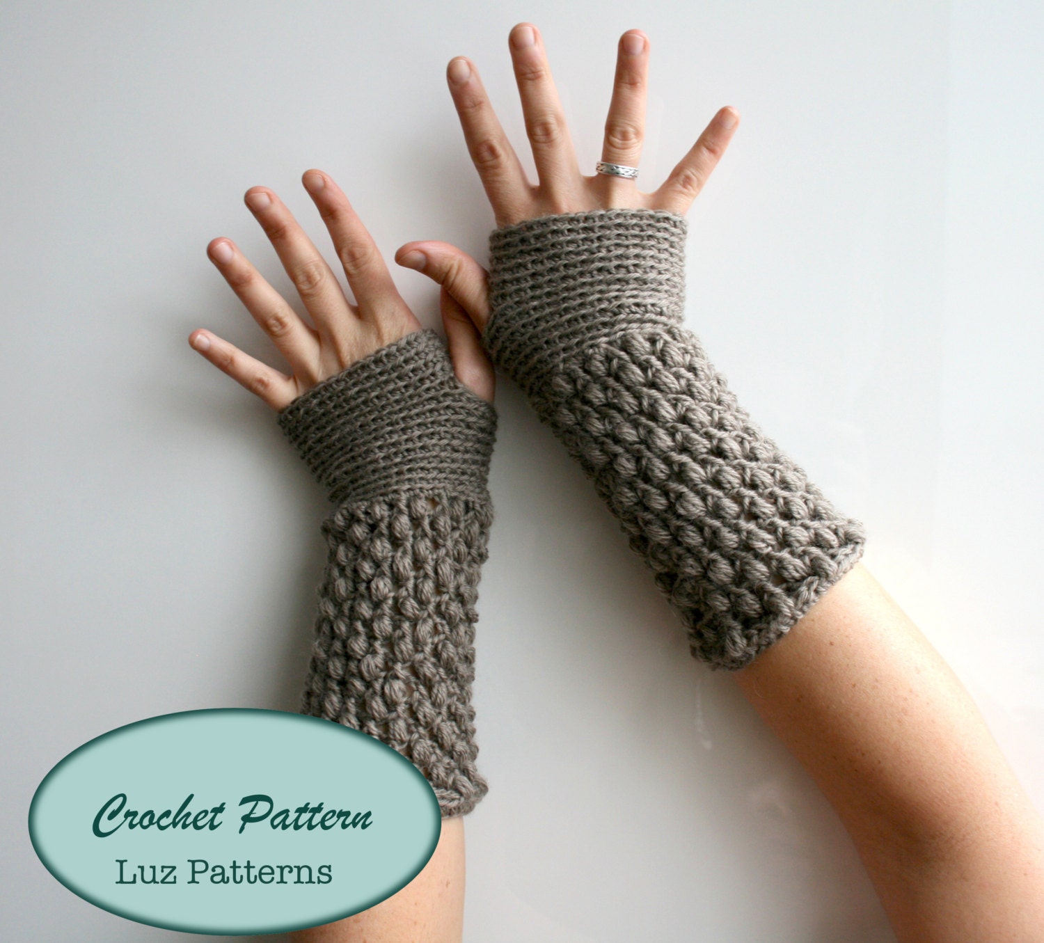 crochet gloves pattern video fingerless by glove girl Crochet and LuzPatterns women Patterns fingerless