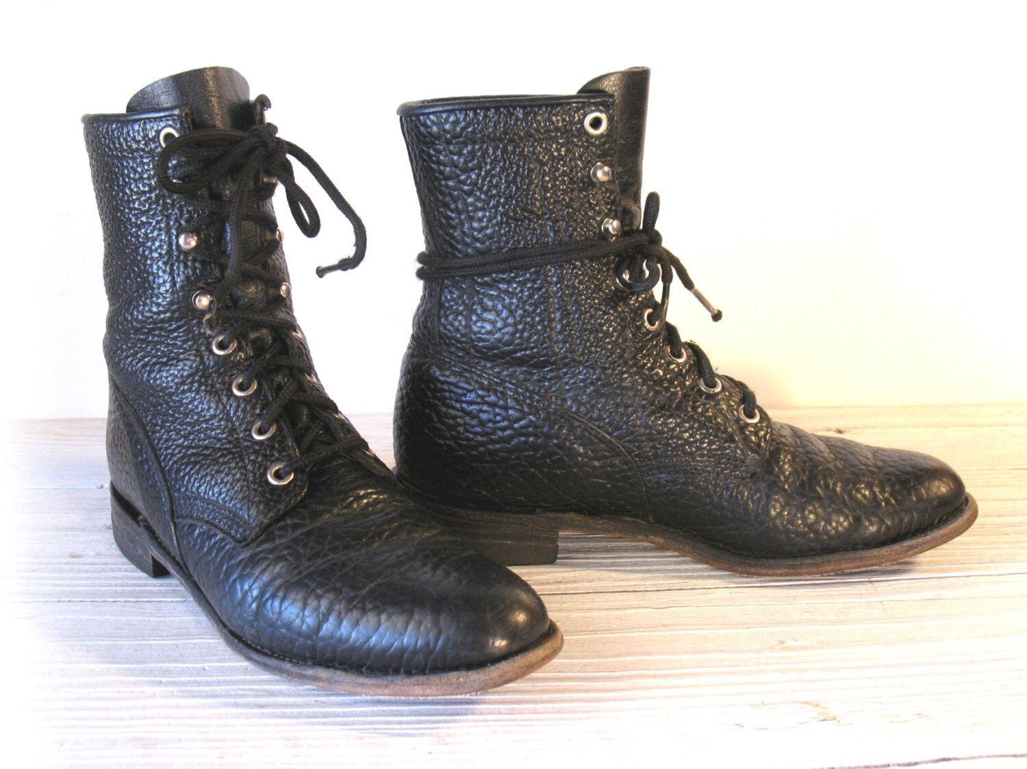 justin bullhide boots