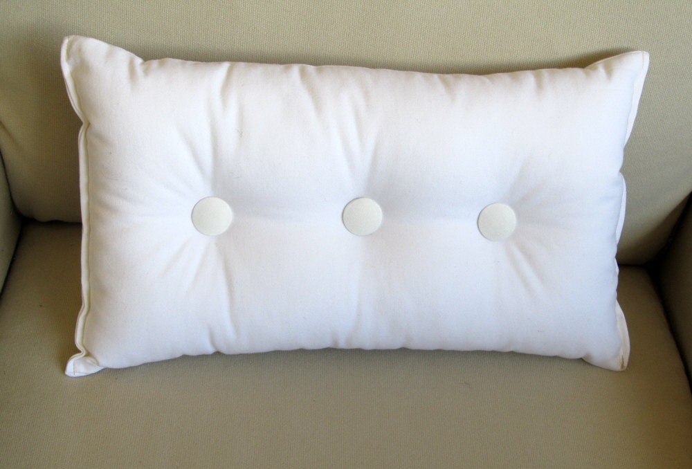 white on white 11 x 19 lumbar pillow
