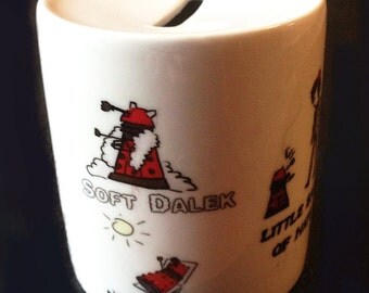 Soft Kitty Inspired Dr. Who Dalek Money Box