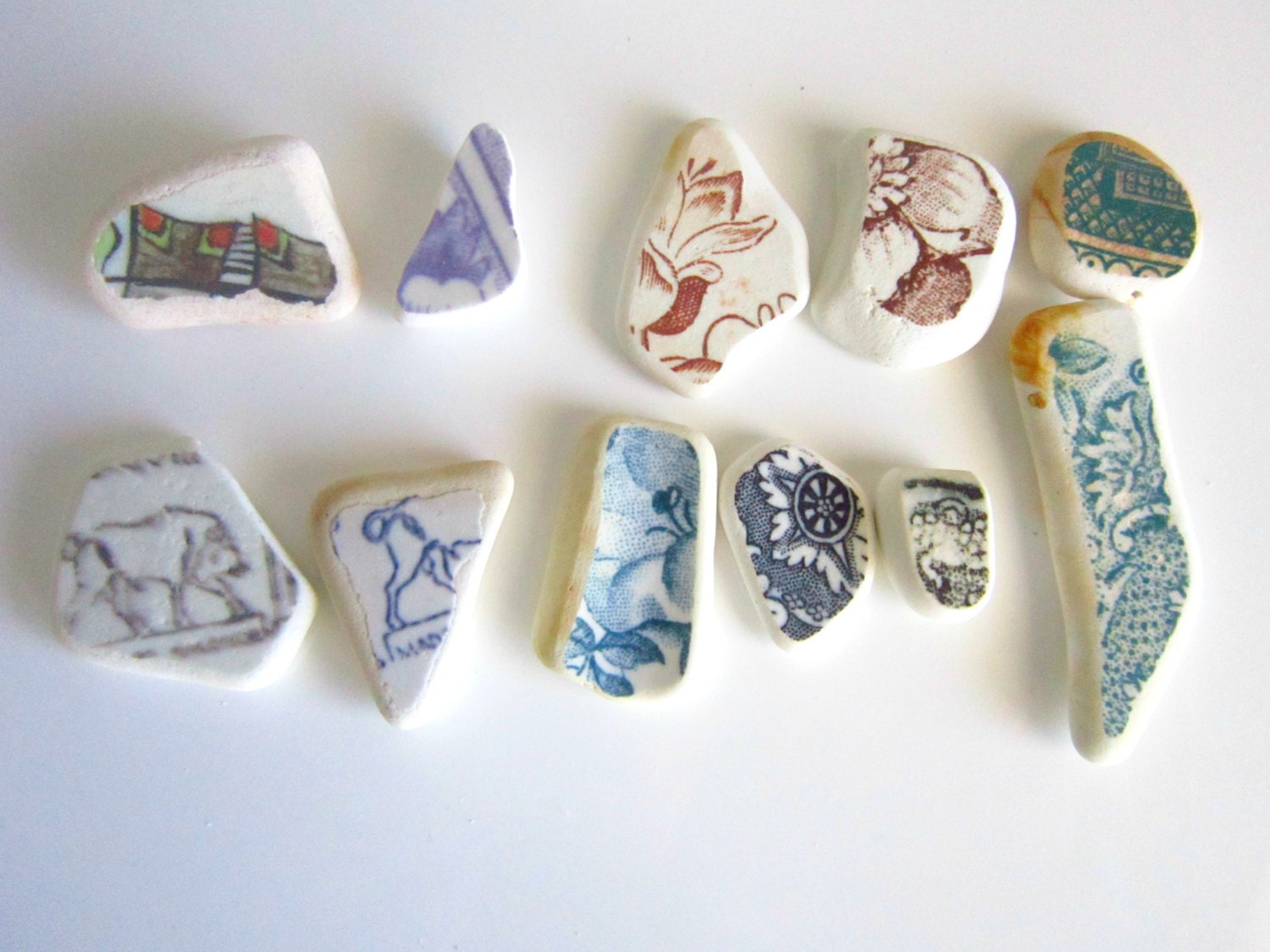 Sea Pottery Supplies patterned unique ceramics for bead