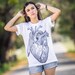 Heart Anatomy T-shirt,Heart Shirt,Unisex T-shirt,ShortSleeve Shirt cotton 100% - Available In Size S, L.