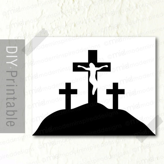 Items similar to Calvary Crosses - 8 x 10 Instant Download Printable ...