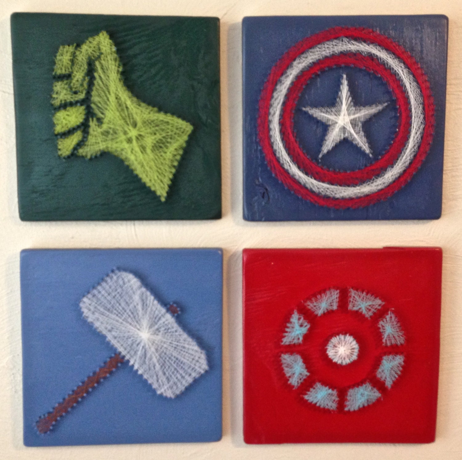 Avengers String Art Wall Hangings Set of 4