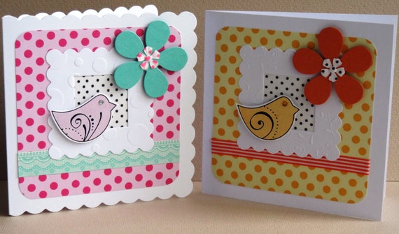 SALE limited time  Set of 4 handmade luxury by pollypurplehorse