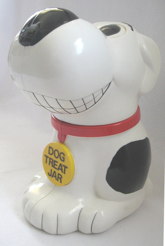 DOG TREAT JAR That Barks A Melody Vintage From 1990's