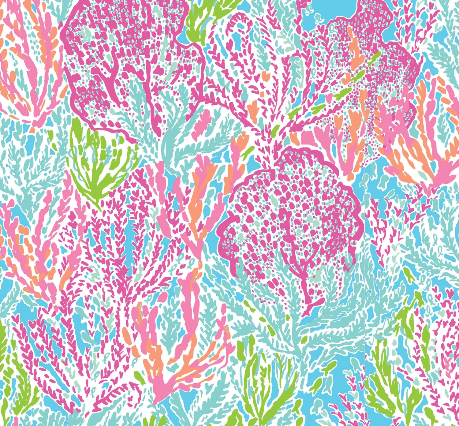Lilly Pulitzer fabric Turquoise Lets Cha Cha by PalmBeachLilly