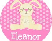 pink floppy bunny - personalized - digital image Il_170x135