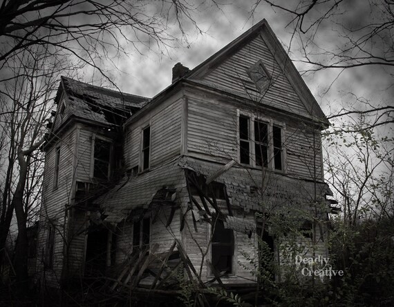 abandoned spooky horror haunted house 8x10 photo by DeadlyCreative