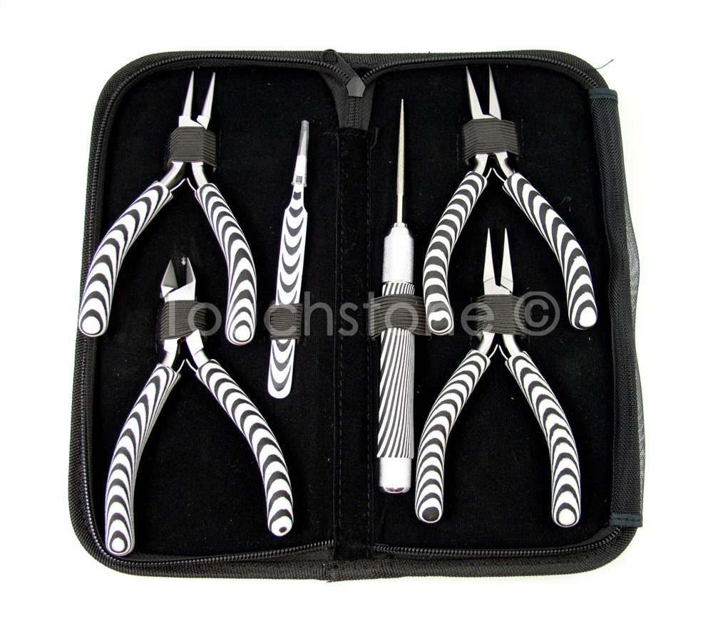 Beadsmith Pro Zebra Tool Kit Jewelry & Beading Tools