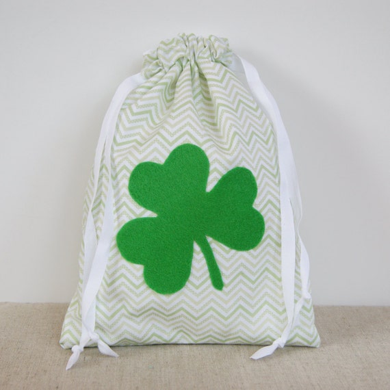 Shamrock Gift Bag St. Patrick's Day Gift Bag