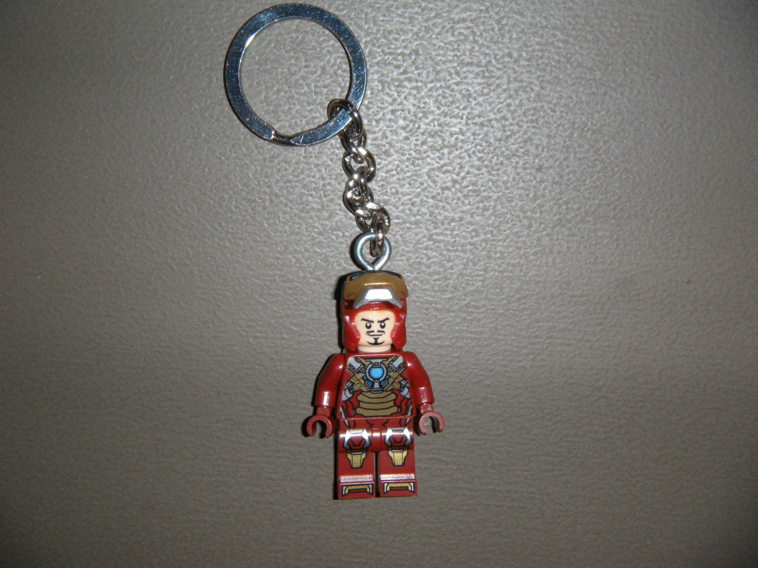 lego iron man key chain