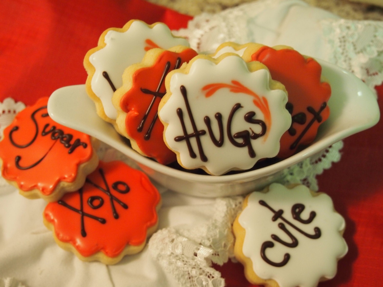 Personalized Sugar Cookies by dorianoconnell on Etsy