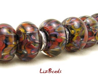 SRA Handcrafted Borosilicate Artisan Lampwork Bead Set - APACHE