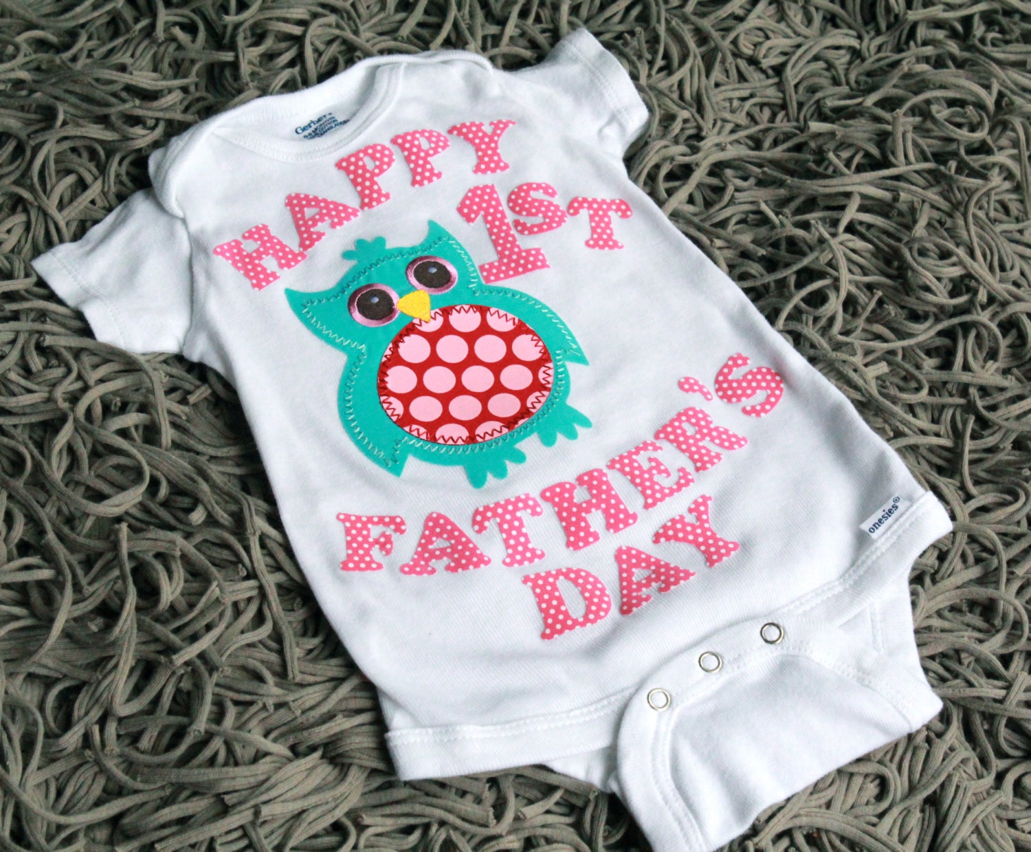 Download Happy First Father's Day onesie... Happy 1st Father's