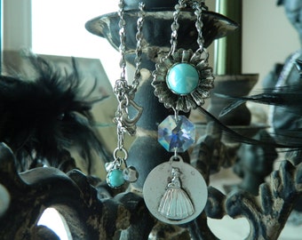 SALE 15% off with coupon code MARCH 15 Bridesmaid Assemblage Necklace