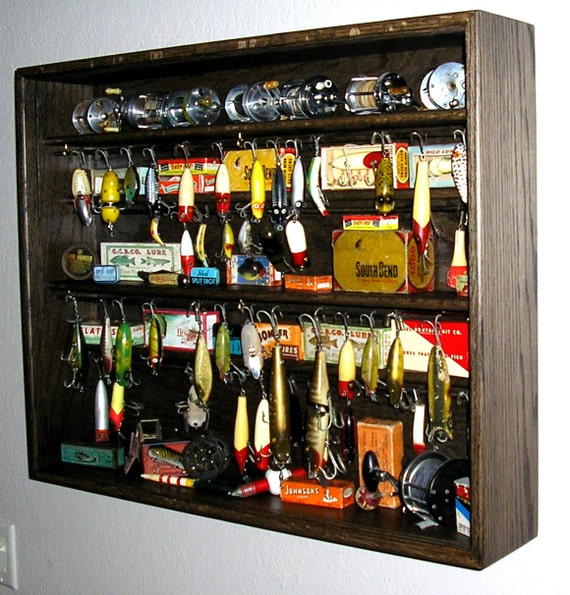 Fishing Lure Case with Ebony Stain