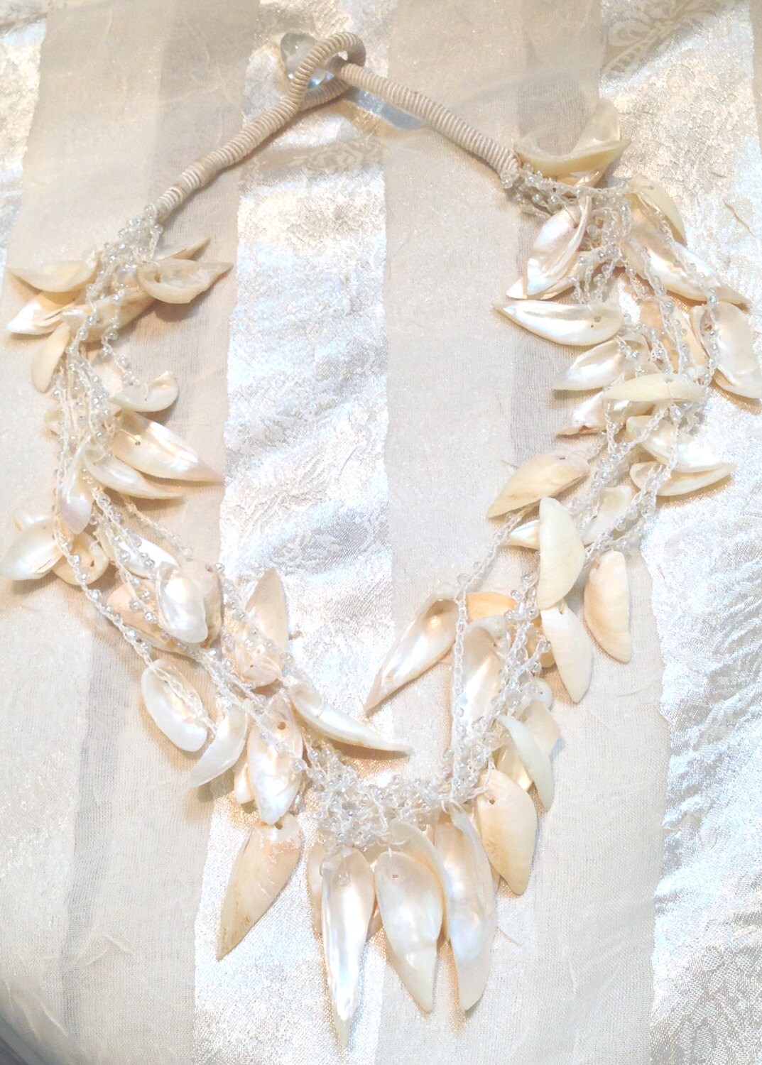 vintage shell necklace