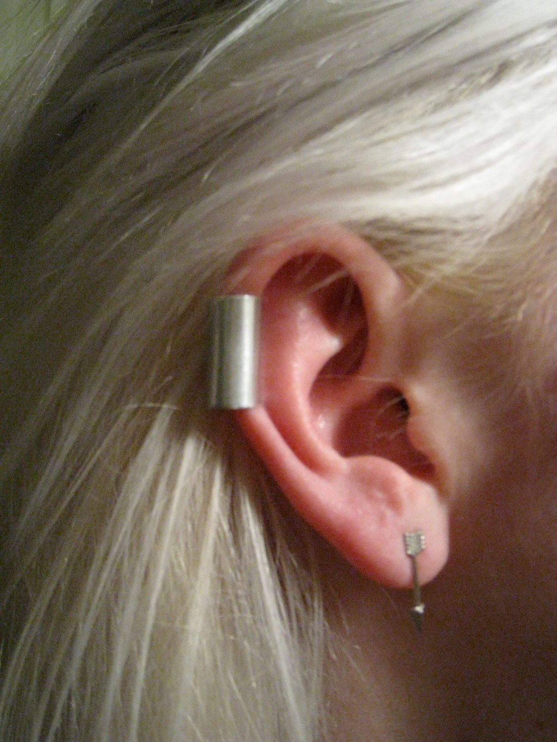 Long Ear Cuff silver or gold